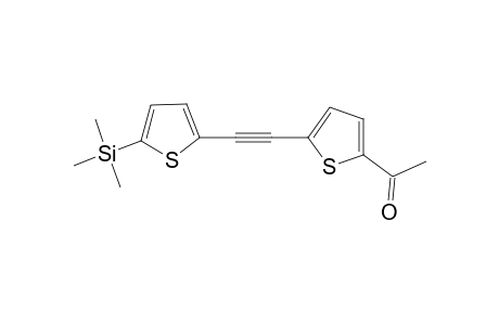 2-Acetyl-5-(5'-trimethylsilyl-2'-thienylethynyl)thiophene
