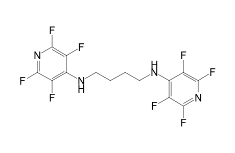 N,N'-Bis-(2,3,5,6-tetrafluoro-pyridin-4-yl)-butane-1,4-diamine