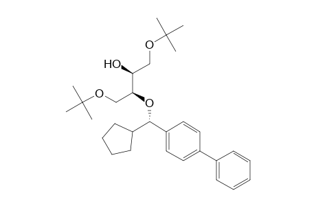 (2S,3S)-1,4-ditert-butoxy-3-[(S)-cyclopentyl-(4-phenylphenyl)methoxy]butan-2-ol