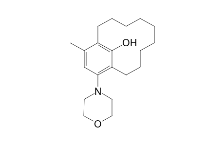 11-Hydroxy-13-methyl-15-morpholino[9]metacyclophane