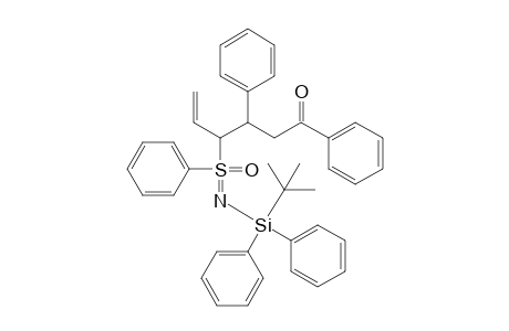 1,3-Diphenyl-4-(N-t-Butyldiphenylsilyl-S-phenylsulfonimidoyl)-5-hexen-1-one