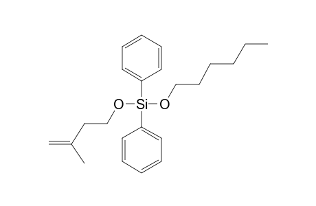 Silane, diphenylhexyloxy(3-methylbut-3-en-1-yloxy)-