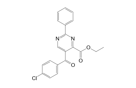 Ethyl 5-(4-chlorobenzoyl)-2-phenylpyrimidine-4-carboxylate