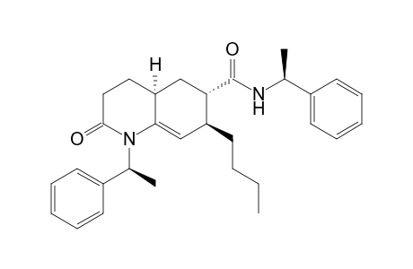 (-)-(4aS,6S,7S)-7-Butyl-2-oxo-1-(S)-(1-phenylethyl)-1,2,3,4,4a,5,6,7-octahydroquinoline-6-carboxylic acid (S)-(1-Phenylethyl)amide
