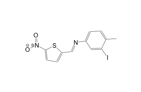 N-(3-iodo-4-methylphenyl)-N-[(E)-(5-nitro-2-thienyl)methylidene]amine