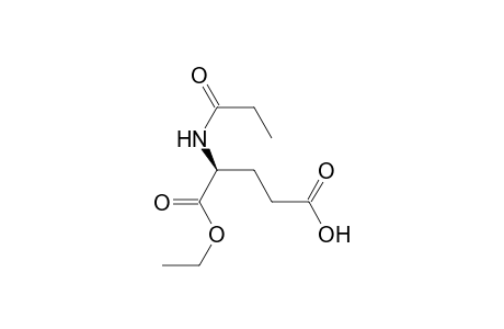 L-Glutamic acid, N-(1-oxopropyl)-, 1-ethyl ester
