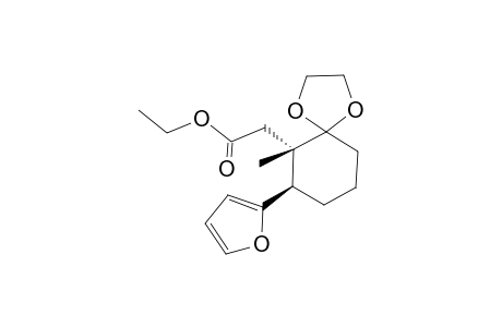 ((6S,7R)-7-Furan-2-yl-6-methyl-1,4-dioxa-spiro[4.5]dec-6-yl)-acetic acid ethyl ester