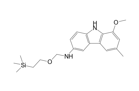 N-[2-(Trimethylsilyl)ethoxymethyl]-8-methoxy-6-methylcarbazol-3-amine