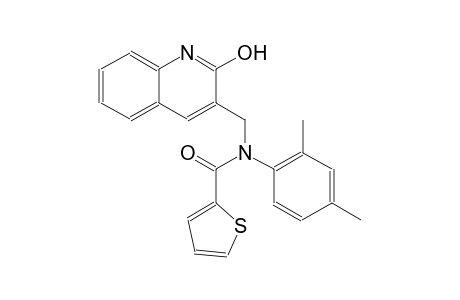 N-(2,4-dimethylphenyl)-N-[(2-hydroxy-3-quinolinyl)methyl]-2-thiophenecarboxamide