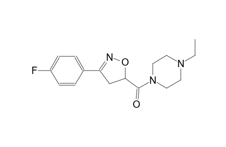 piperazine, 1-ethyl-4-[[3-(4-fluorophenyl)-4,5-dihydro-5-isoxazolyl]carbonyl]-