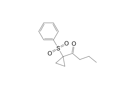 1-(Butanoyl)-1-(phenylsulfonyl)cyclopropane