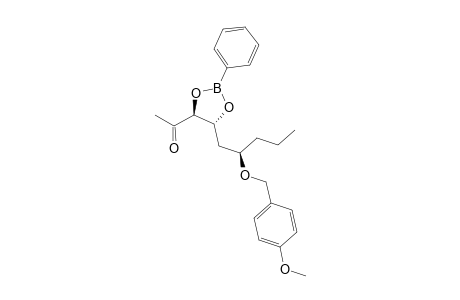 (SYN)-1-[(4S,5R)-5-[(R)-2-(4-METHOXYBENZYLOXY)-PENTYL]-2-PHENYL-1,3,2-DIOXABOROLAN-4-YL]-ETHANONE;MAJOR-DIASTEREOMER
