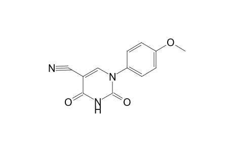 1-(4-Methoxyphenyl)-2,4-dioxo-1,2,3,4-tetrahydro-5-pyrimidinecarbonitrile