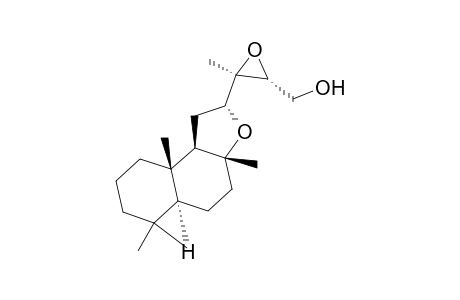 Oxiranemethanol, 3-(dodecahydro-3a,6,6,9a-tetramethylnaphtho[2,1-b]furan-2-yl)-3-methyl-, [2R-[2.alpha.(2R*,3R*),3a.beta.,5a.alpha.,9a.beta.,9b.alpha.]]-