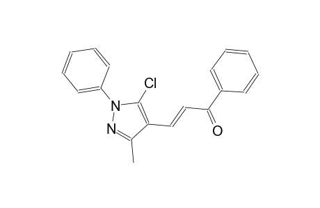 (2E)-3-(5-chloro-3-methyl-1-phenyl-1H-pyrazol-4-yl)-1-phenyl-2-propen-1-one