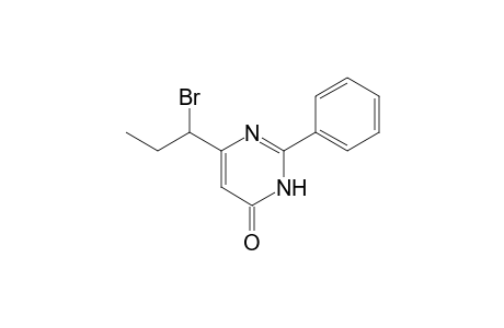 6-(1-Bromopropyl)-2-phenylpyrimidin-4(3H)-one