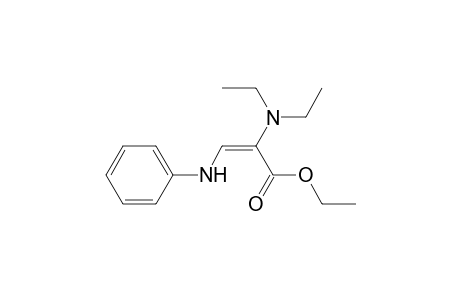 Ethyl (E)-2-diethylamino-3-phenylaminopropenoate