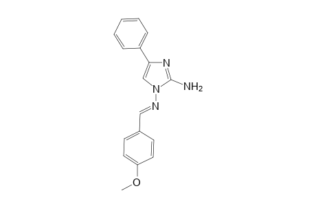 4-Phenyl-N(1)-[(p-methoxyphenyl)methylene)]-1H-imidazole-1,2-diamine