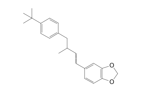5-(4-(4-tert-Butylphenyl)-3-methylbut-1-enyl)benzo[d][1,3]dioxole