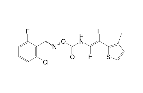 trans-2-chloro-6-fluorobenzaldehyde, O-{[2-(3-methyl-2-thienyl)vinyl]carbamoyl}oxime