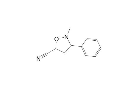 2-Methyl-3-phenyl-1,2-oxazolidine-5-carbonitrile