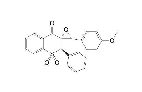 TRANS,TRANS-(+/-)-3'-(4-METHOXYPHENYL)-2-PHENYLSPIRO-[2H-1-BENZOTHIOPYRAN-3(4H),2'-OXIRAN]-4-ONE-1,1-DIOXIDE