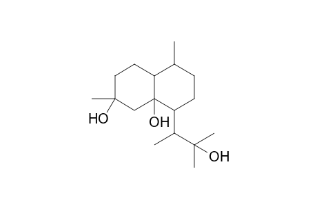 3,7-Dimethyl-10-(3-hydroxy-3-methylbut-2-yl)bicyclo[4.4.0]decane-1,3-diol