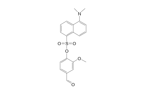 3-Methoxy-4-(1-dimethylaminonaphthalene-5-sulfonyloxy)benzaldehyde