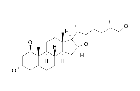 1-BETA,3-ALPHA,26-TRIHYDROXY-5-ALPHA-FUROSTANE