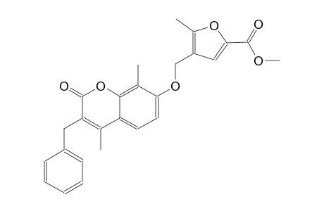 methyl 4-{[(3-benzyl-4,8-dimethyl-2-oxo-2H-chromen-7-yl)oxy]methyl}-5-methyl-2-furoate