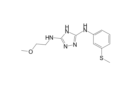 4H-1,2,4-triazole-3,5-diamine, N3-(2-methoxyethyl)-N5-[3-(methylthio)phenyl]-