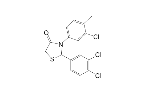 3-(3-chloro-p-tolyl)-2-(3,4-dichlorophenyl)-4-thiazolidinone