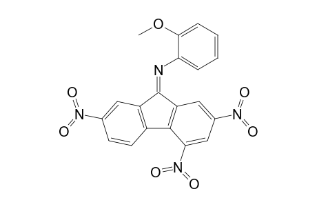 2-Methoxy-N-(2,4,7-trinitrofluorenylidene)aniline