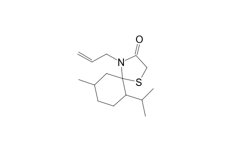 6-Isopropyl-4-allyl-9-methyl-1-thia-4-azaspiro[4.5]decan-3-one