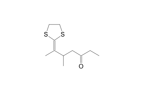 6-(1,3-Dithiolan-2-ylidene)-5-methylheptan-3-one