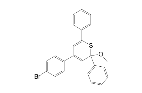 2-Methoxy-4-(4-bromophenyl)-2,6-diphenyl-2H-thiopyrane