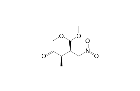 (2R,3R)-4,4-Dimethoxy-2-methyl-3-nitromethyl-butyraldehyde