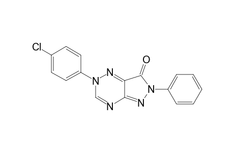2-PARA-CHLOROPHENYL-6-PHENYL-2,6-DIHYDRO-PYRAZOLO-[3,4-E]-[1,2,4]-TRIAZIN-7-ONE