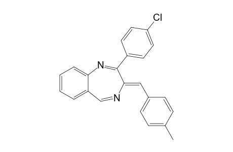 2-(4-Chlorophenyl)-3-(4-methylbenzylidene)-3H-1,4-benzodiazepine
