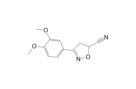 3-(3',4'-Dimethoxyphenyl)-5-cyano-4,5-dihydroisoxazole