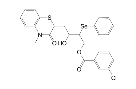 [3-(3-Chlorobenzoyloxy)-2-hydroxy-4-phenylselenobutyl]-4-methyl-2H-benzothiazin-3(4H)-one