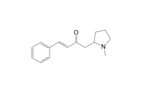 3-Buten-2-one, 1-(1-methyl-2-pyrrolidinyl)-4-phenyl-, (E)-(+)-