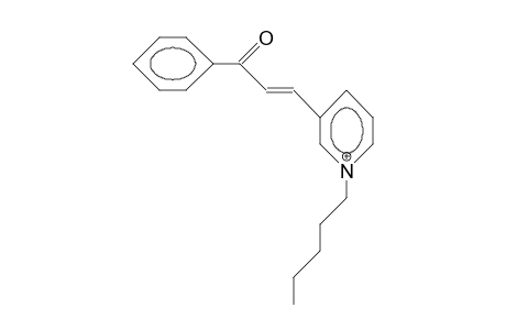 3-Pentyl-3-azonia-chalcone cation