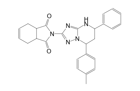 2-[7-(4-methylphenyl)-5-phenyl-4,5,6,7-tetrahydro[1,2,4]triazolo[1,5-a]pyrimidin-2-yl]-3a,4,7,7a-tetrahydro-1H-isoindole-1,3(2H)-dione