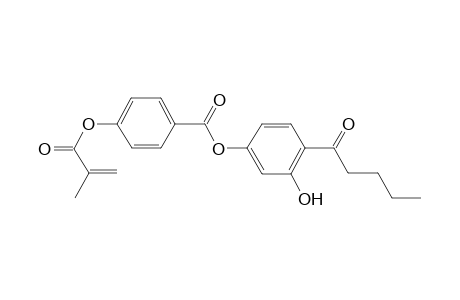 3-Hydroxy-4-pentanoylphenyl 4-(methacryloyloxy)benzoate