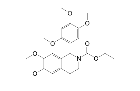 (+/-)-ETHYL-6,7-DIMETHOXY-1-(2,4,5-TRIMETHOXYPHENYL)-3,4-DIHYDROISOQUINOLINE-2(1H)-CARBOXYLATE