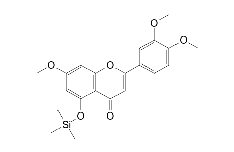 7,3',4'-tri-O-methyl-5-O-(trimethylsilyl)luteolin