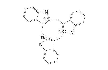 [13-C-(2)]-CTR;[13-C-(2)]-5,6,11,12,17,18-HEXAHYDROCYCLONONAL-[1,2-B:4,5-B':7,8-B'']-TRIINDOLE