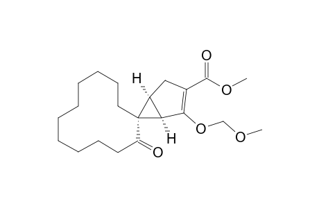 (1R * ,1'R * ,5S * )-2-(methoxymethoxy)-2'-oxospiro[bicyclo[3.1.0]hex-2-ene-6,1'-cyclododecane]-3-carboxylate