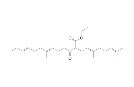Ethyl (6E)-2-[(2E)-3,7-Dimethyl-2,6-octadienyl]-7,12-dimethyl-3-oxo-6,10-dodecadienoate